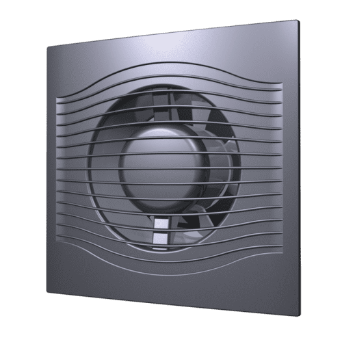 Купить Вентилятор Diciti Slim 5C dark gray metal осевой вытяжной, диаметр 125 мм по низкой цене