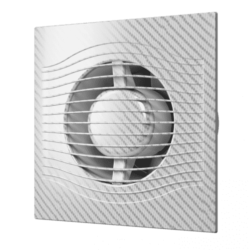 Купить Вентилятор Diciti Slim 5C white carbon осевой вытяжной, диаметр 125 мм по низкой цене