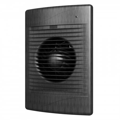 Купить Вентилятор Era Standard 5C black Al осевой вытяжной, черный, диаметр 125 мм по низкой цене