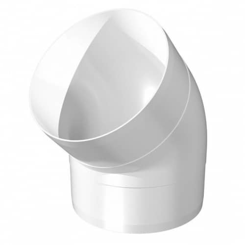 Купить Колено Era 16ККП пластиковое D160 мм угол 45 градусов по низкой цене