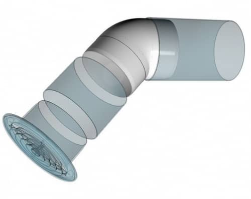 Купить Колено Era 16ККП пластиковое D160 мм угол 45 градусов по низкой цене