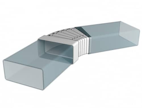 Купить Колено Era 620КРП пластиковое разноугловое горизонтальное 60х204 мм по низкой цене