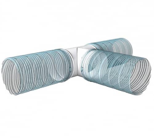 Купить Тройник Era 10ТМ Т-образный, металлический, для круглых вентиляционных каналов D100 по низкой цене