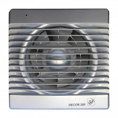 Купить Вентилятор S&P Decor 200C Silver вытяжной по низкой цене