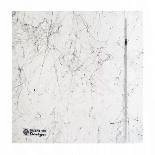 Купить Вентилятор S&P Silent-100 CRZ Desing 4C Marble White вытяжной по низкой цене
