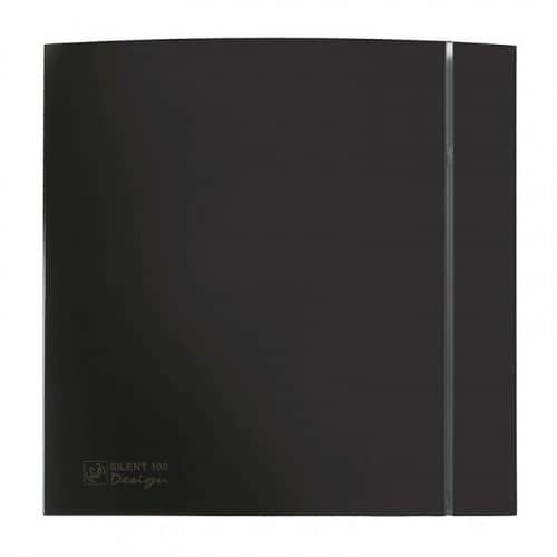 Купить Вентилятор S&P Silent-100 CZ Desing 4C Black вытяжной по низкой цене