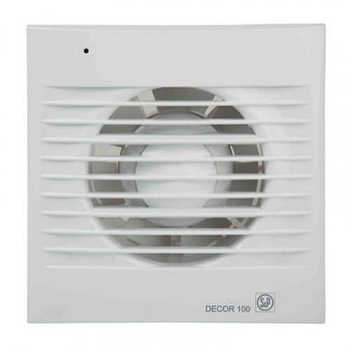 Купить Вентилятор S&P Decor 100C 12V вытяжной по низкой цене