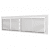Купить Решетка Era 4513РП вентиляционная, переточная, белая по низкой цене