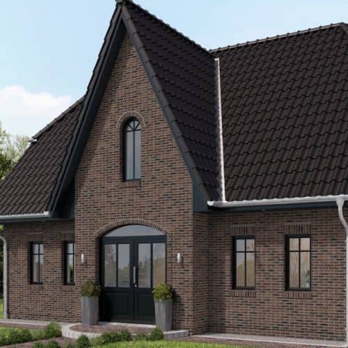 Купить Кирпич Muhr Nr 20 Ruhrtal Mangan WFD облицовочный ручной формовки 210х100х65 мм по низкой цене