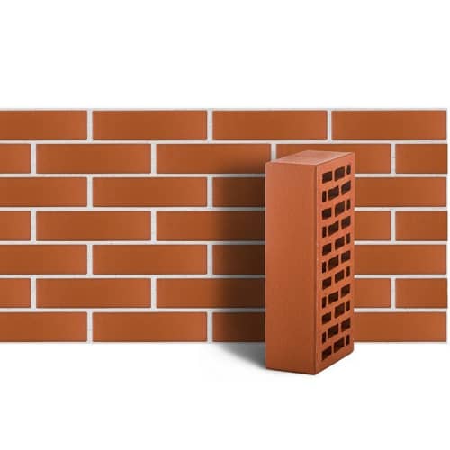 Купить Кирпич ЛСР красный облицовочный гладкий 1NF 250х120х65 мм по низкой цене