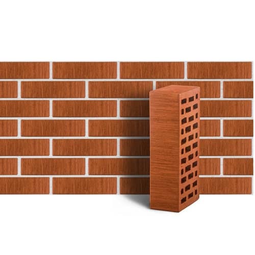 Купить Кирпич ЛСР красный тростник облицовочный 1NF 250х120х65 мм по низкой цене