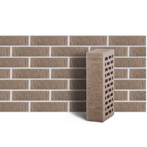 Купить Кирпич ЛСР серый тростник облицовочный 1NF 250х120х65 мм по низкой цене