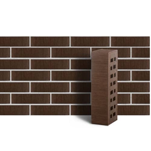 Купить Клинкер ЛСР Мюнхен коричневый классик тростник фасадный 0,71 NF 250х85х65 мм по низкой цене