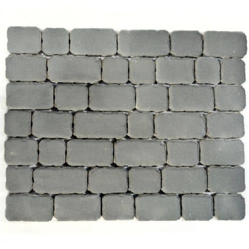 Купить Тротуарная плитка Braer Ривьера серая мультиформат по низкой цене