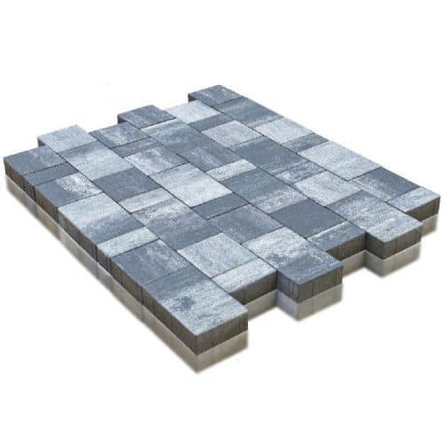 Купить Тротуарная плитка Braer Старый город Ландхаус Color Mix Туман мультиформат 60 мм по низкой цене