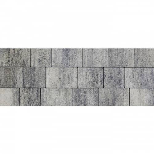 Купить Тротуарная плитка Steingot Color Mix Stein Silver №12 квадрат 200х200х60 мм по низкой цене