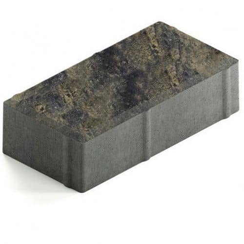 Купить Брусчатка Steingot Color Mix Stein Black Gold №16 прямоугольник 200х100х60 мм по низкой цене