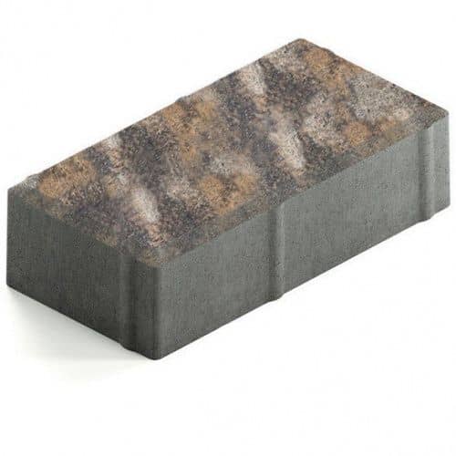 Купить Брусчатка Steingot Color Mix Stein Bronze №15 прямоугольник 200х100х60 мм по низкой цене