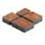 Купить Тротуарная плитка Steingot Гранито Color Mix Terracotta №1 мультиформат по низкой цене