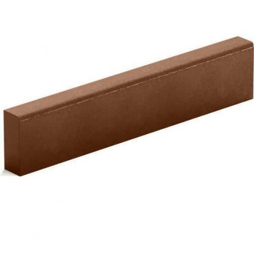 Купить Бордюр Steingot тротуарный, из белого цемента, коричневый 1000х200х80 мм по низкой цене