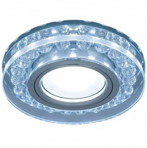 Купить Светильник Gauss Backlight BL045 кристалл/хром Gu5.3 50W Led 4100K встраиваемый по низкой цене