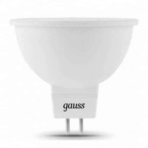 Купить Лампа Gauss 201505205 MR16 5W GU5.3 4100К Frost светодиодная по низкой цене