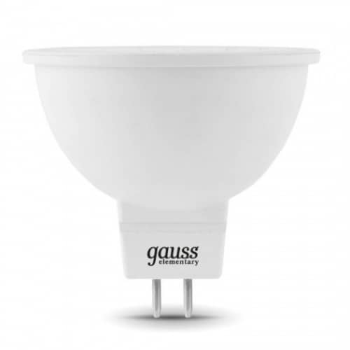 Купить Лампа Gauss 16526/13526 Elementary MR16 5.5W GU5.3 4100К светодиодная по низкой цене