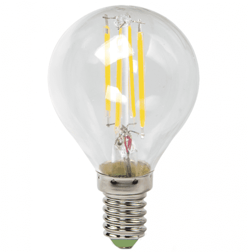 Купить Лампа In-Home Deco Шар прозрачная 7W Е14 4000К светодиодная по низкой цене