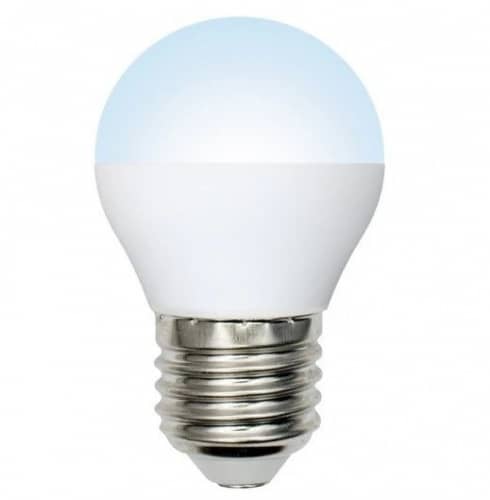 Купить Лампа Volpe Norma LED-G45-7W/NW/E27/FR/NR 4000K светодиодная по низкой цене