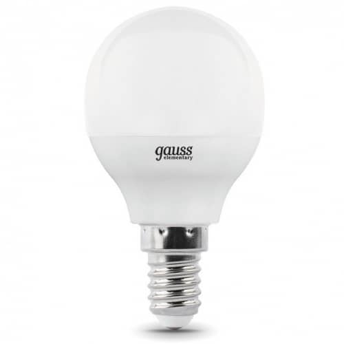 Купить Лампа Gauss 53128 Elementary Globe 8W E14 4100K светодиодная по низкой цене