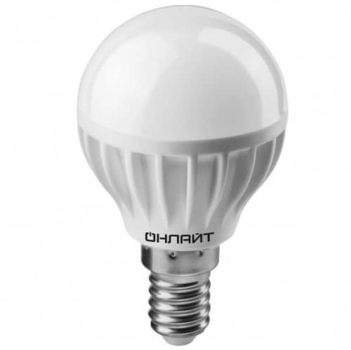 Купить Лампа Онлайт 71 625 OLL-G45-8-230-4K-E14 светодиодная по низкой цене