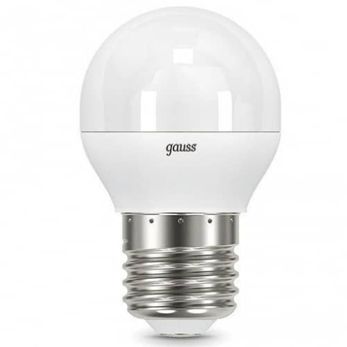 Купить Лампа Gauss 105102107 E27 6.5W 2700K светодиодная по низкой цене