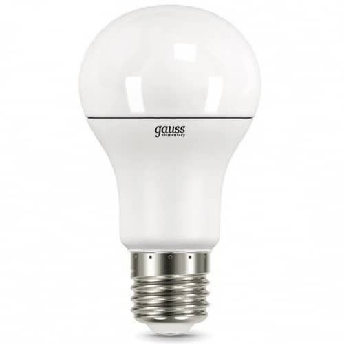 Купить Лампа Gauss 23225 Elementary A60 15W E27 4100К светодиодная по низкой цене