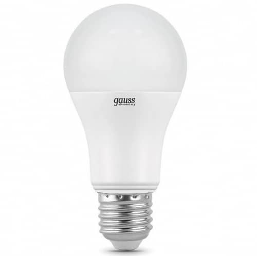 Купить Лампа Gauss 23229 Elementary A60 20W E27 4100К светодиодная по низкой цене