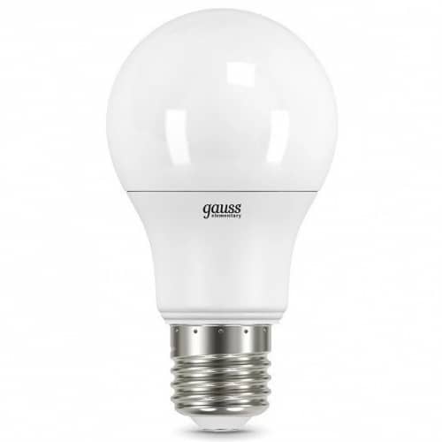 Купить Лампа Gauss 23227A Elementary A60 7W E27 4100К светодиодная по низкой цене