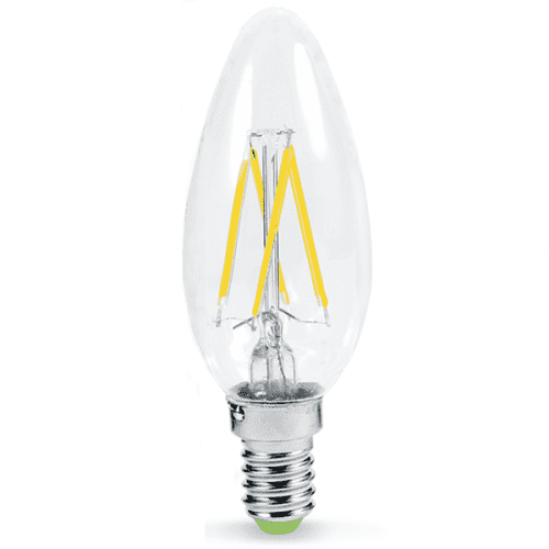 Купить Лампа In-Home Deco Свеча прозрачная 5W Е14 4000К светодиодная по низкой цене