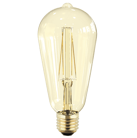 Купить Лампа In-Home Deco ST64 золотистая 7W Е27 3000К светодиодная по низкой цене