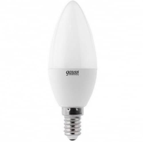 Купить Лампа Gauss 33120 Elementary Candle 10W E14 4100K светодиодная по низкой цене
