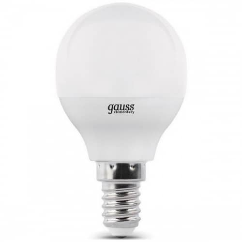 Купить Лампа Gauss 53110 Elementary Globe 10W E14 2700K светодиодная по низкой цене