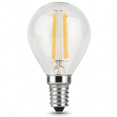 Купить Лампа Gauss 105801209 Filament Globe E14 9W 4100K светодиодная по низкой цене