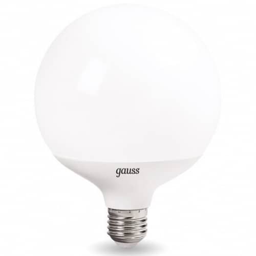 Купить Лампа Gauss 105102122 G125 E27 22W 3000K светодиодная по низкой цене