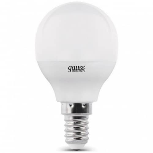 Купить Лампа Gauss 105101107-D Globe-dim E14 7W 3000К диммируемая светодиодная по низкой цене