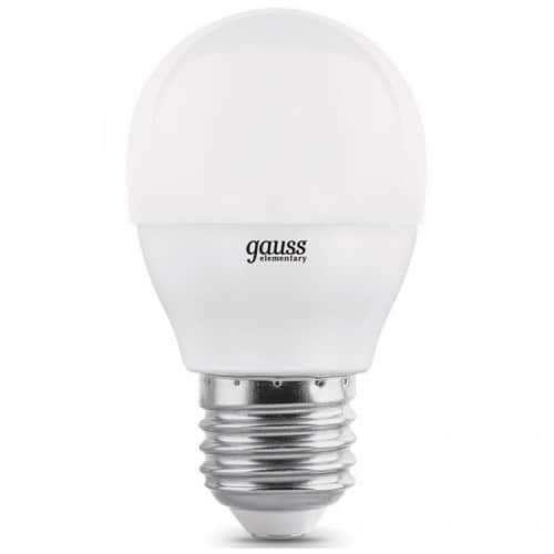 Купить Лампа Gauss 105102207-D Globe-dim E27 7W 4100К диммируемая светодиодная по низкой цене