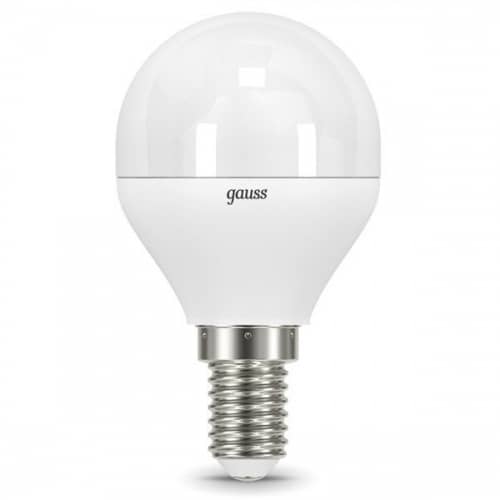 Купить Лампа Gauss 105101110 Globe E14 9.5W 3000K светодиодная по низкой цене
