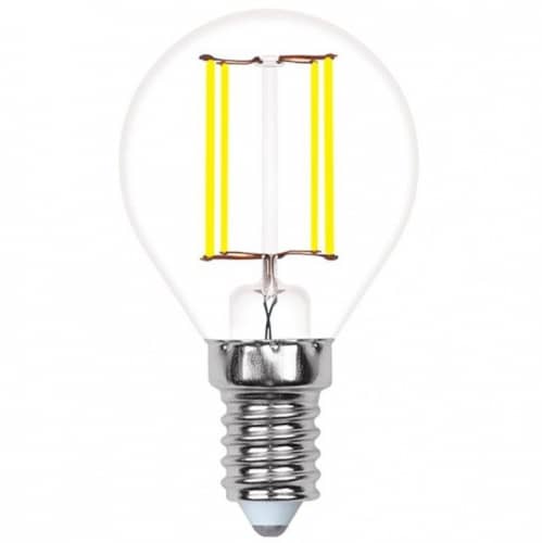 Купить Лампа Uniel Multibright LED-G45-5W/E14 прозрачная 3000K светодиодная по низкой цене
