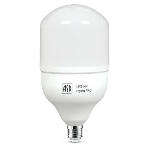 Купить Лампа ASD LED-HP-PRO 65W с адаптером Е27/Е40 6500К светодиодная по низкой цене