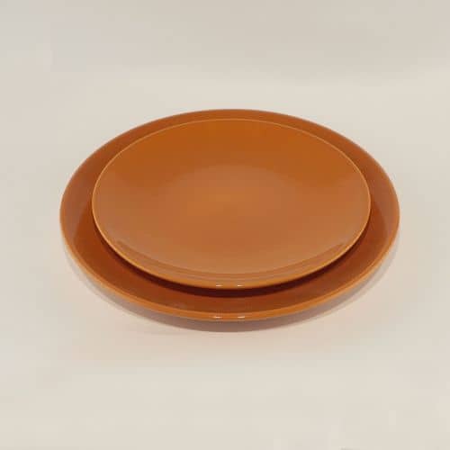 Купить Тарелка Value Ceramic большая терракотовая 268 мм по низкой цене