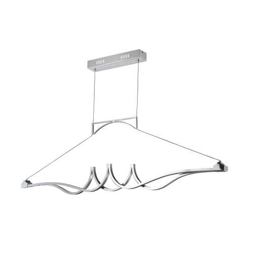 Купить Светильник Maytoni Wave MOD556-02-N хром LED 2х14,5W 220V подвесной по низкой цене