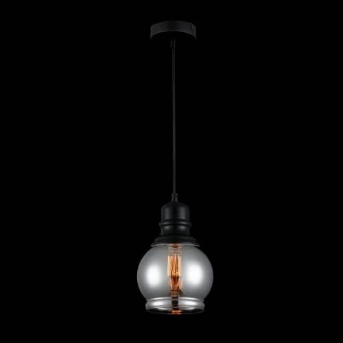 Купить Светильник Maytoni Loft T162-11-B дымчатый E27 60W 220V подвесной по низкой цене
