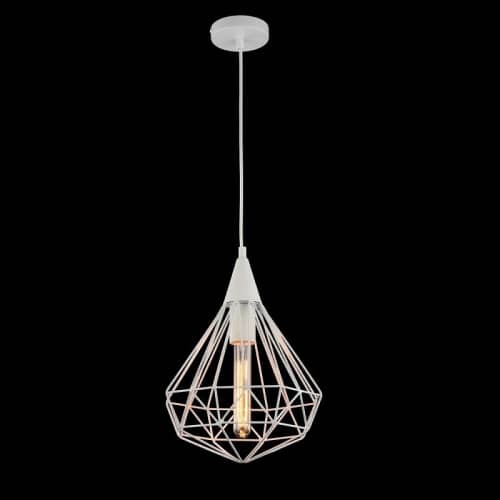 Купить Светильник Maytoni Modern MOD360-01-W белый E27 60W 220V подвесной по низкой цене
